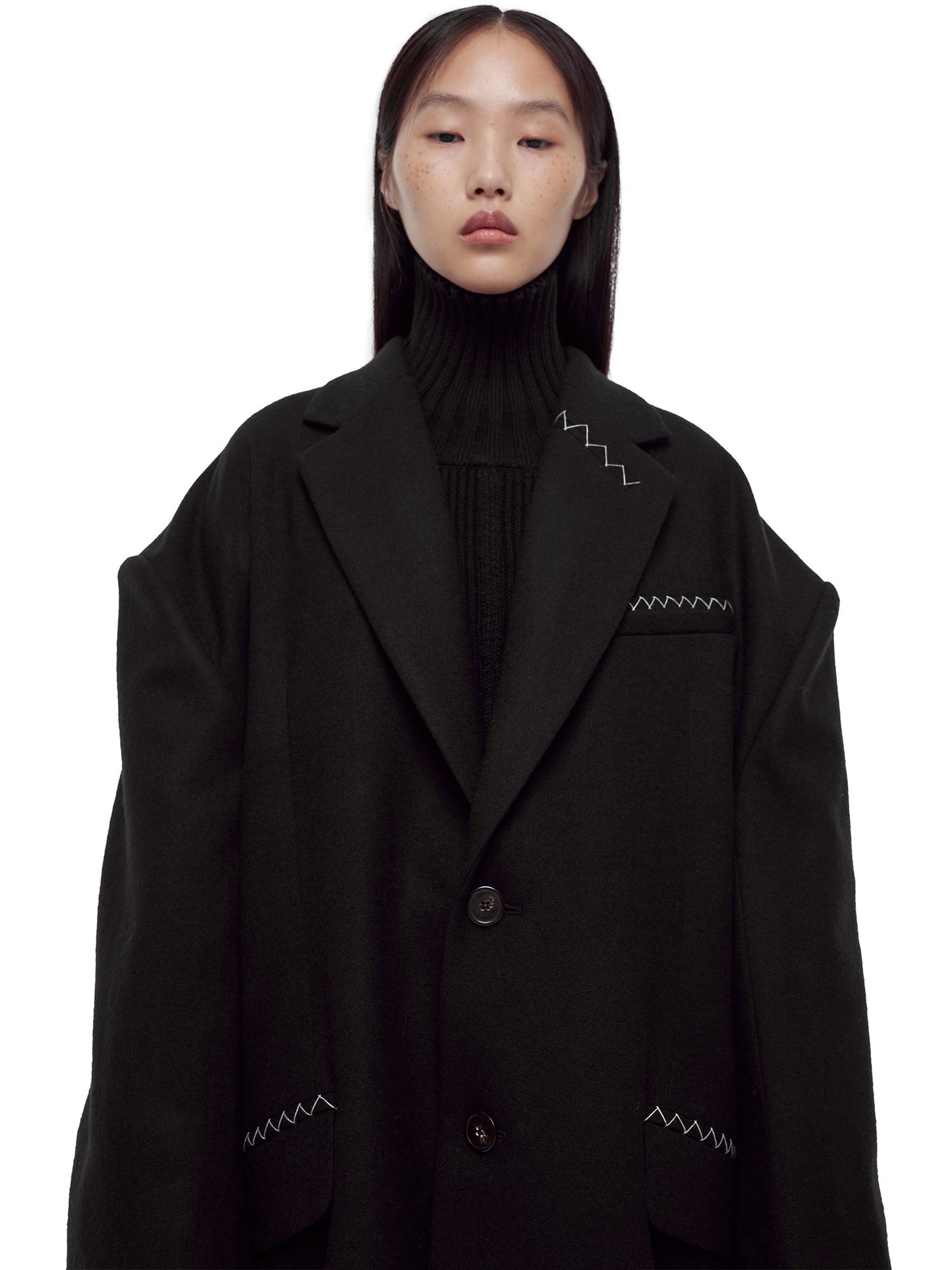 BLACK OVERSIZED BLAZER
