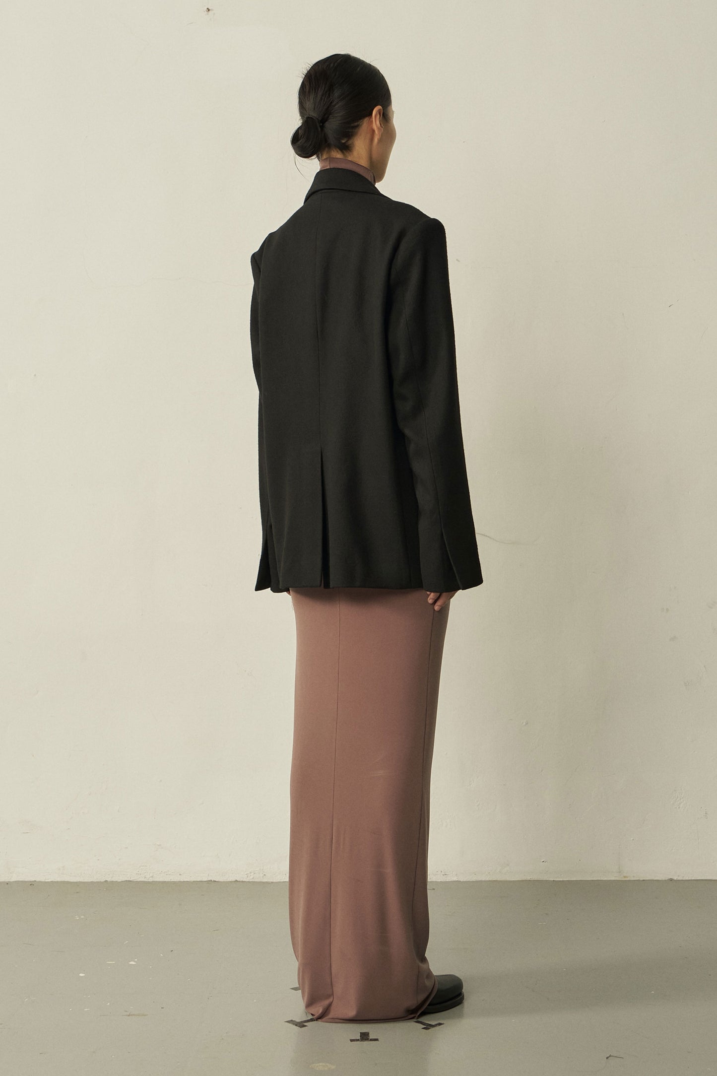 BLACK WOOL DESIGN LINE BLAZER