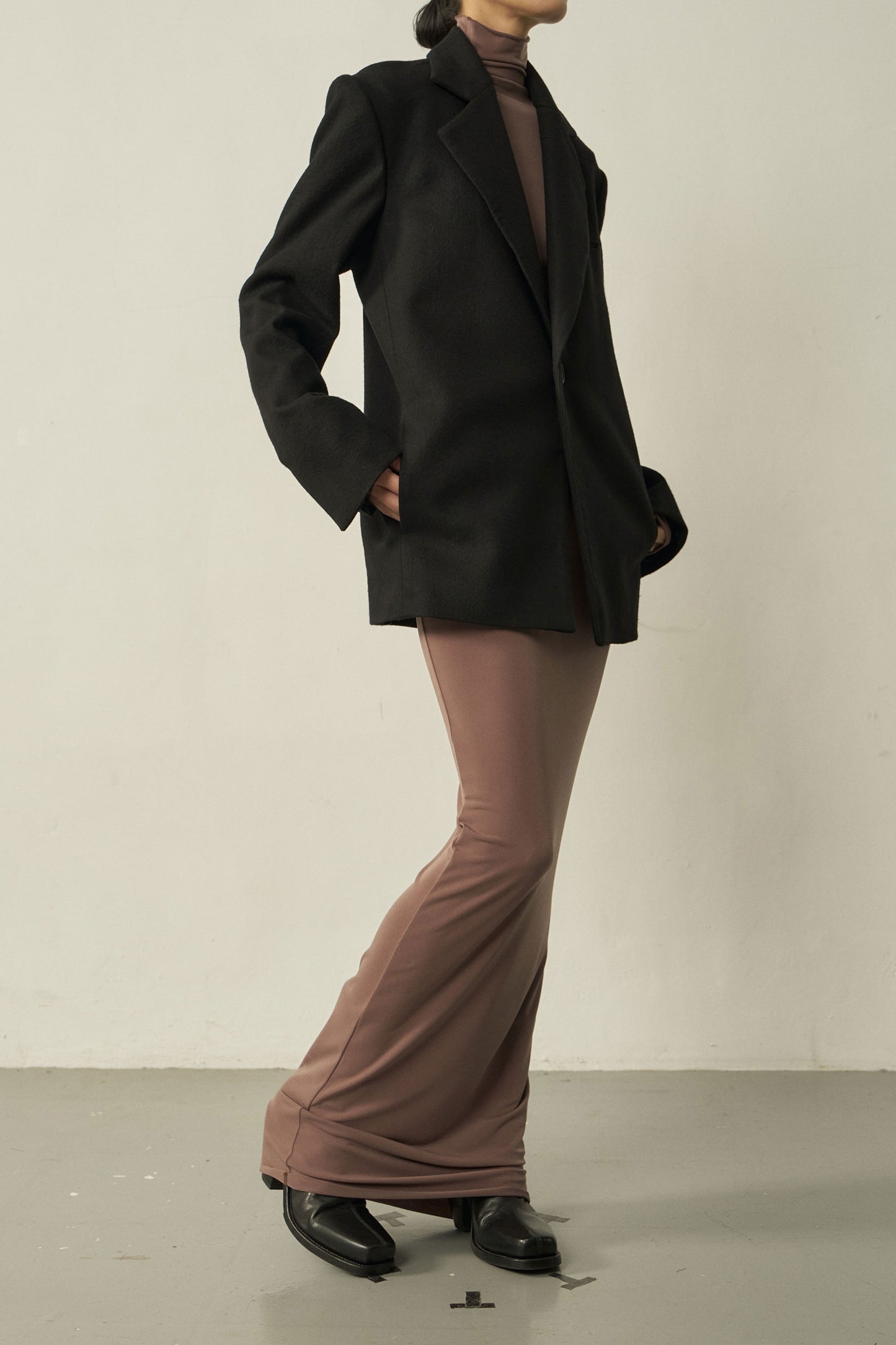 BLACK WOOL DESIGN LINE BLAZER