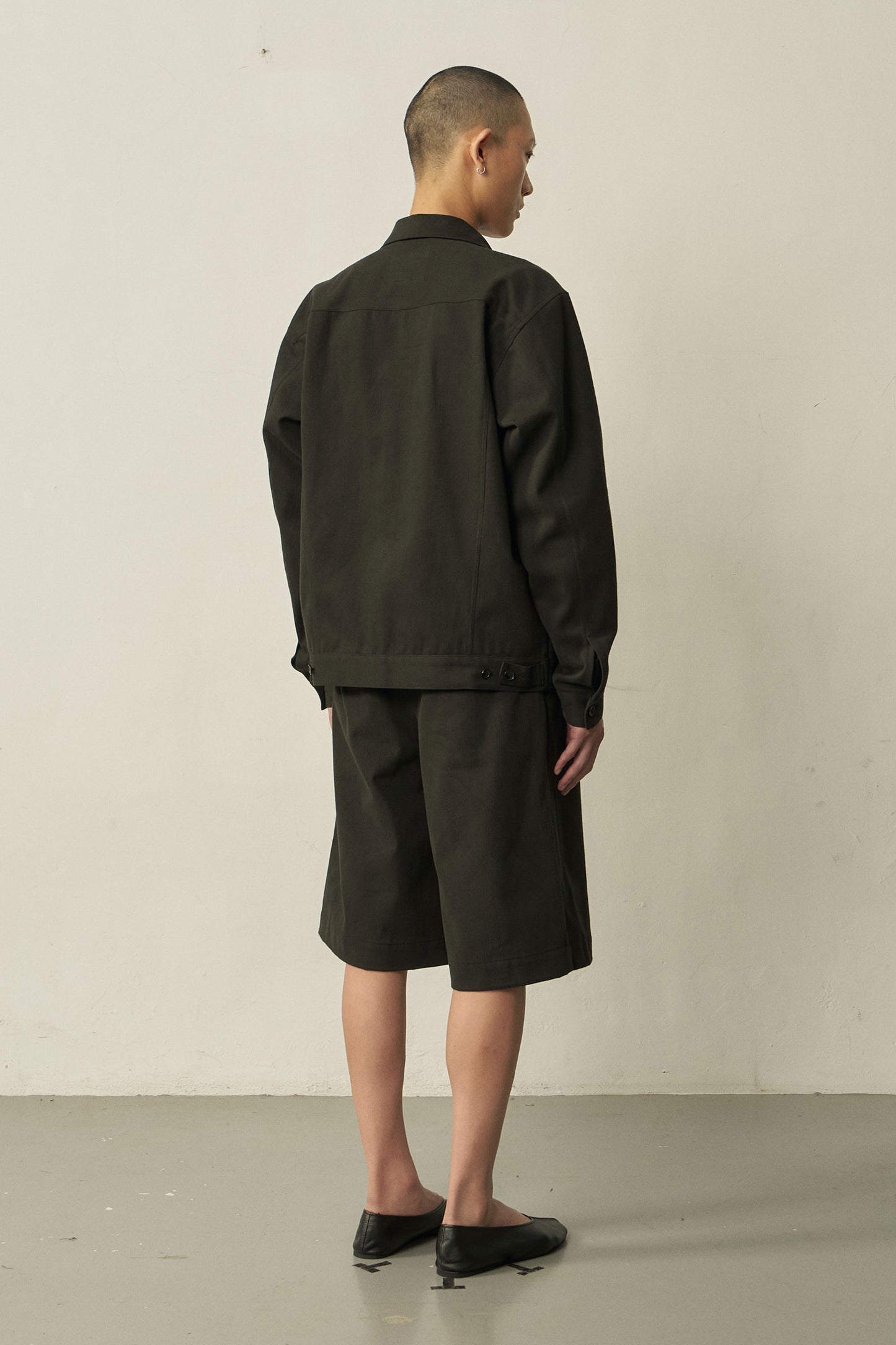BLACK COTTON DENIM JACKET