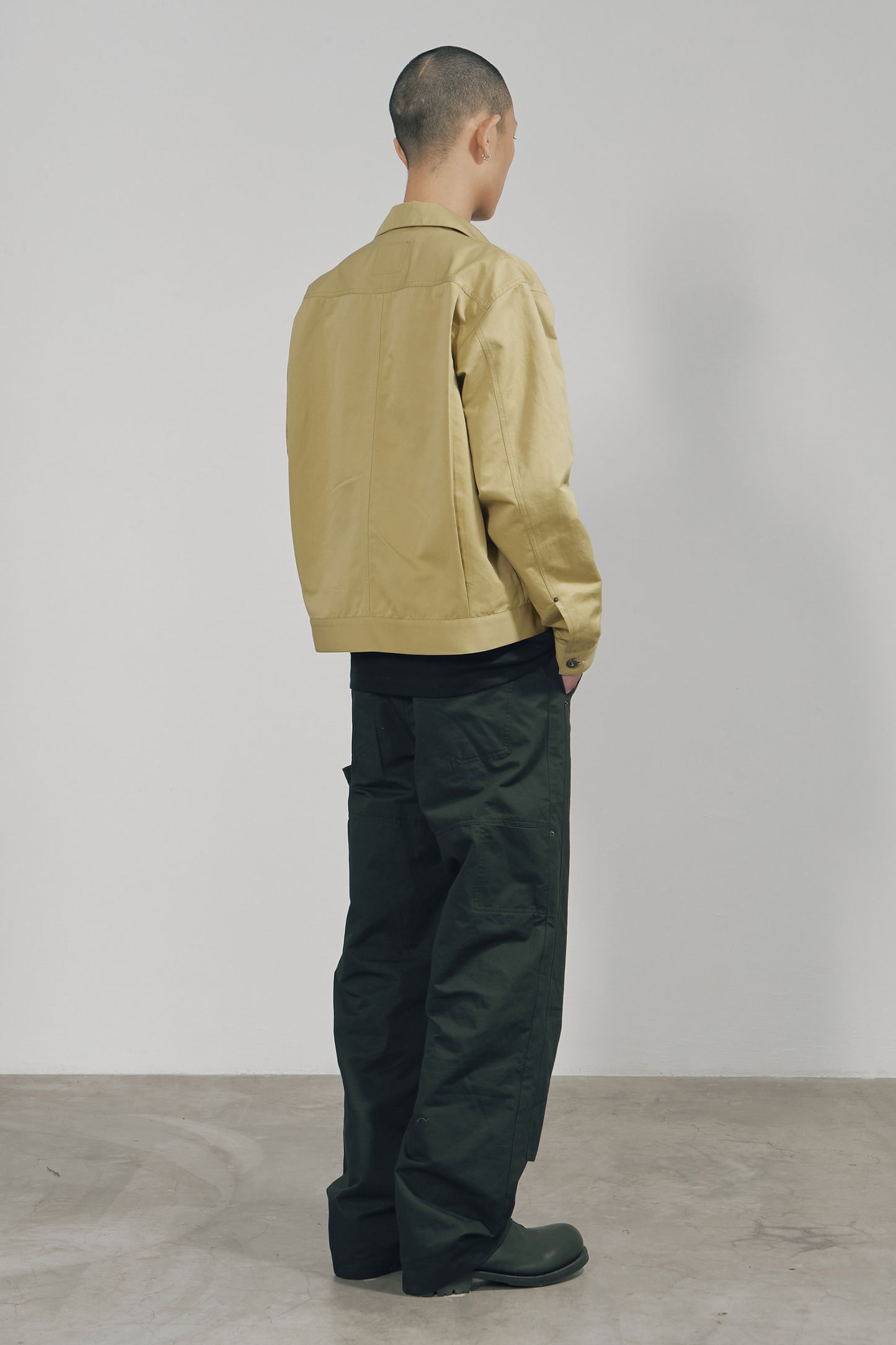 KHAKI COTTON TWILL JACKET TYPE1 (MADE TO ORDER)