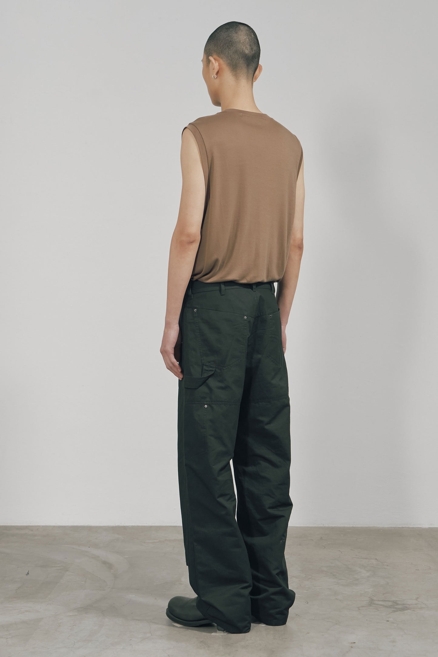 BLACK COTTON TWILL PAINTER PANTS (MADE TO ORDER)