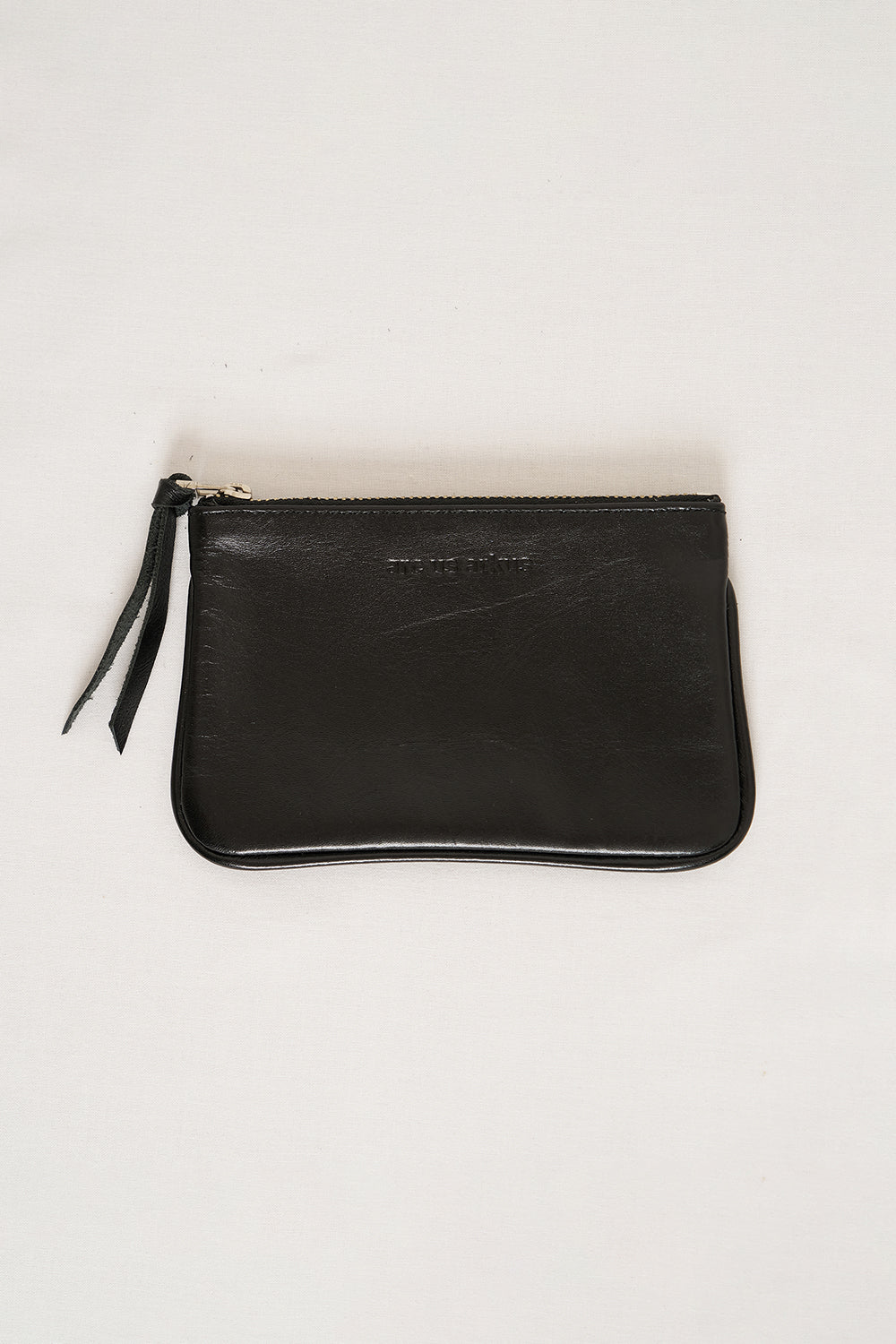 BLACK LEATHER WALLET