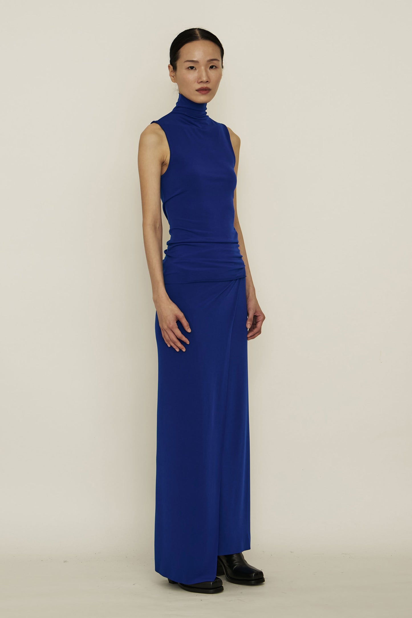 BLUE ONE-PIECE SKIRT