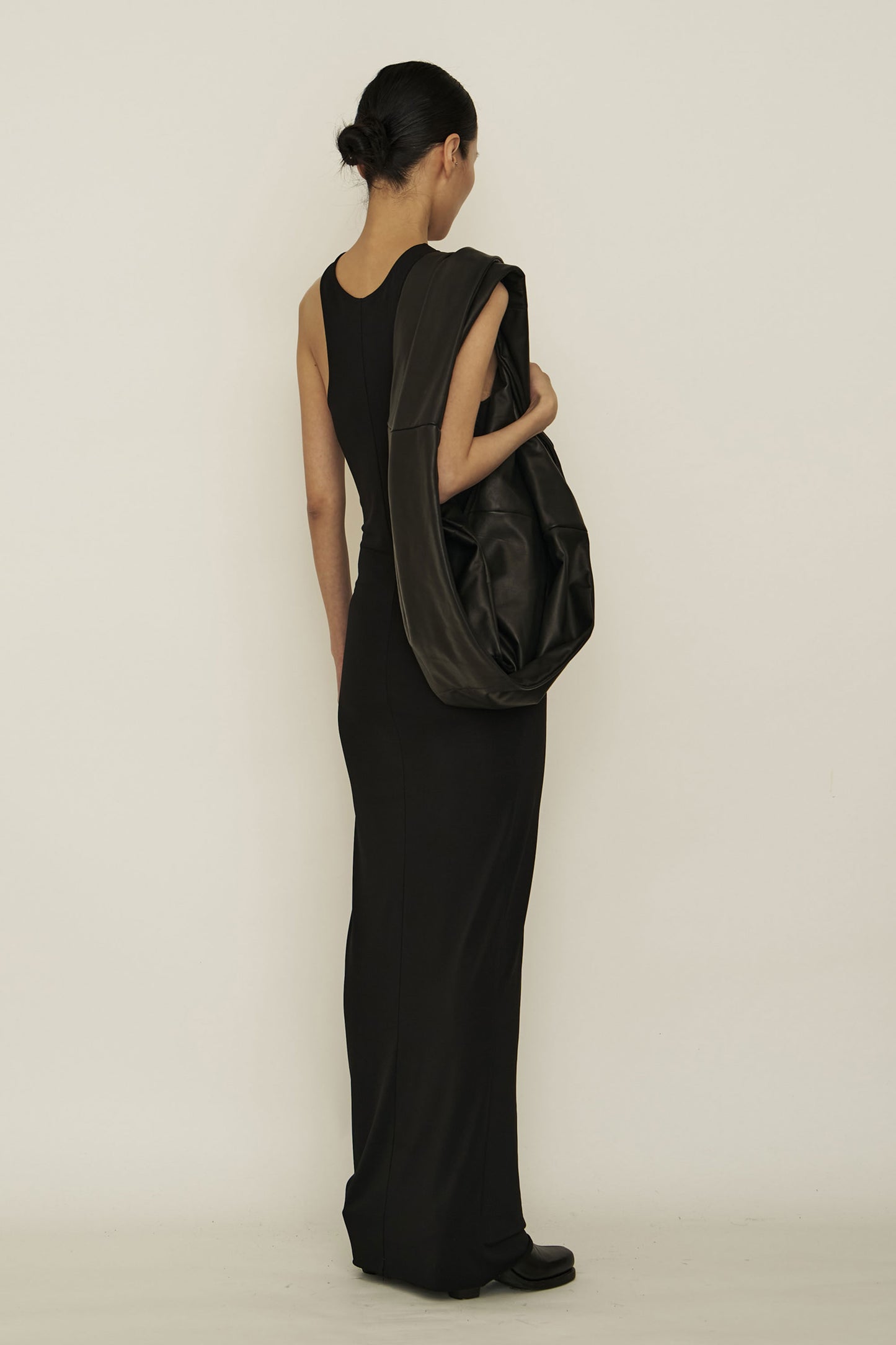 BLACK SKINNY TANK MAXI DRESS (MADE TO ORDER)