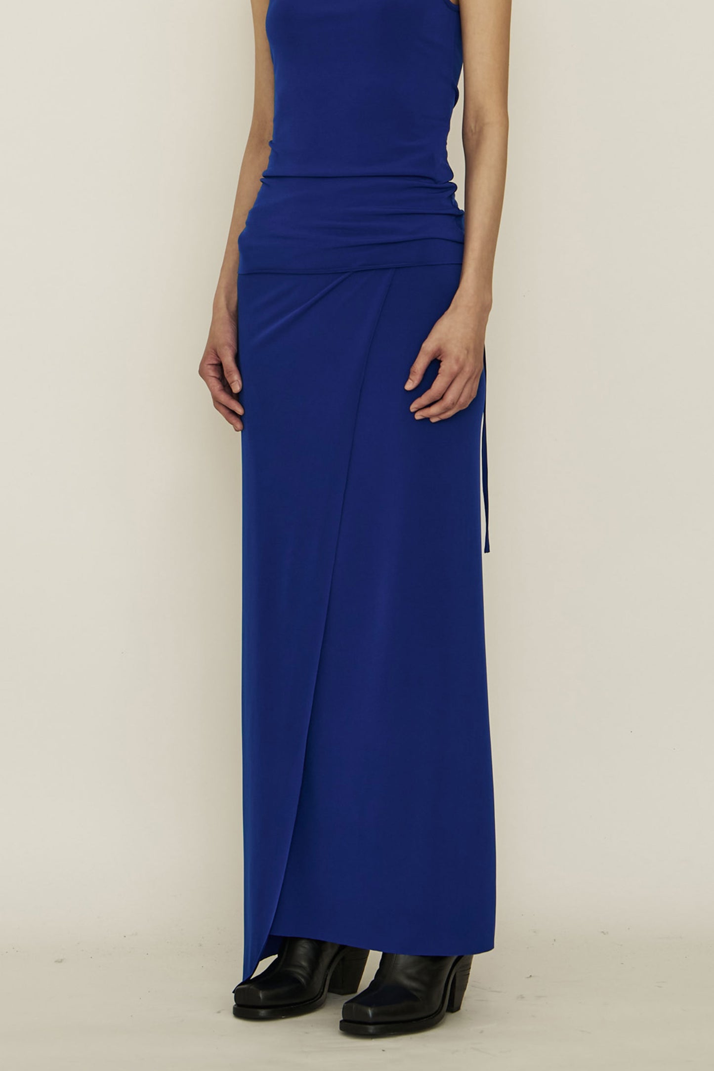 BLUE ONE-PIECE SKIRT