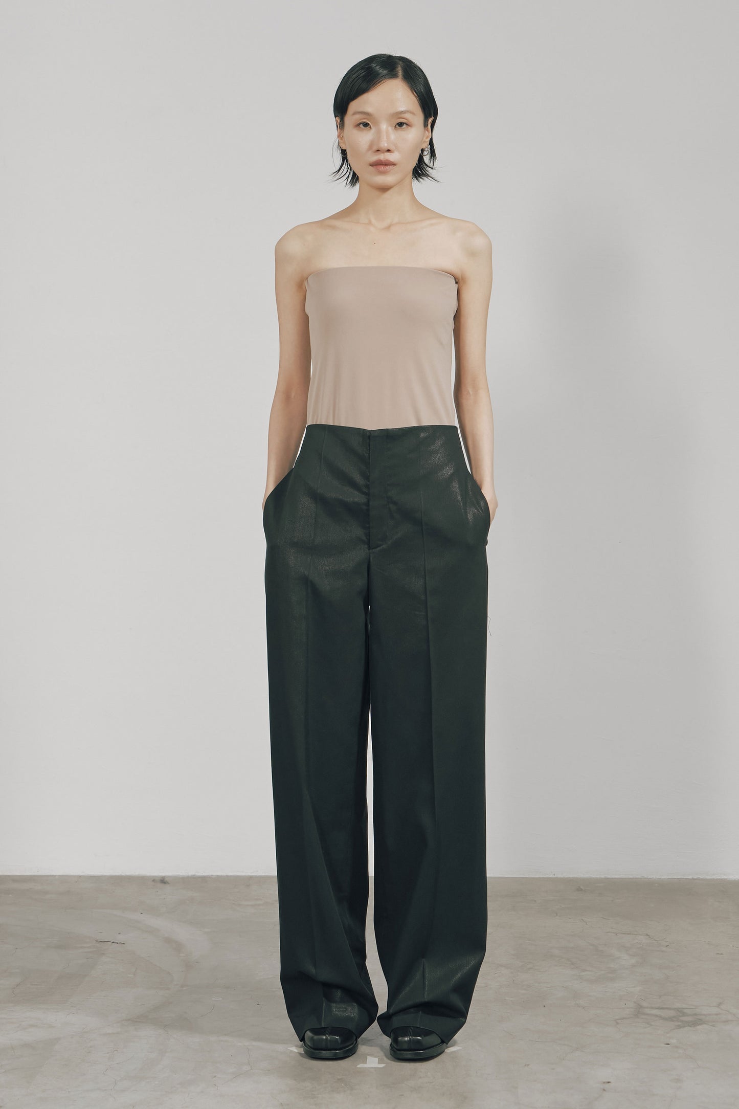 NUDE SKINNY TUBE TOP